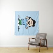 Lucy met wapenbreed wandkleed (In Situ (horizontaal))