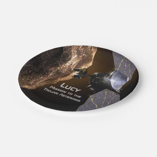 Lucy Mission to Study Trojan Asteroids Papieren Bordje (Gekanteld)