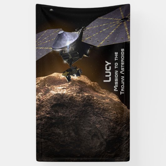 Lucy Mission to Study Trojan Asteroids Spandoek (Verticaal)