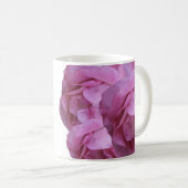  Lucy naam roze rozenbloemen trendy Koffiemok (Voorkant rechts)