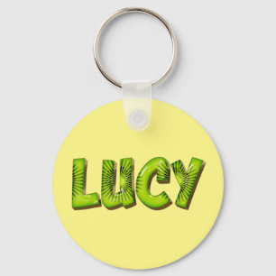 Lucy Name Kiwi Design Schlüsselanhänger Sleutelhanger