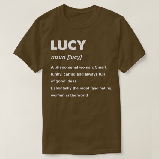 Lucy Name T-shirt (Design voorkant)