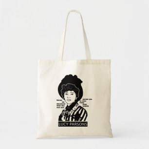 Lucy Parsons citeert nooit bedrogen Tote Bag