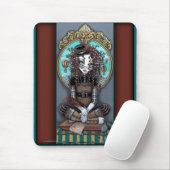 "Lucy" Punk luchtballon van Steam Fairy Art Mousep Muismat (Met muis)