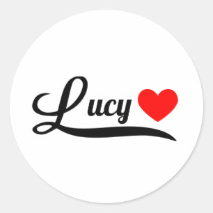 Lucy Ronde Sticker