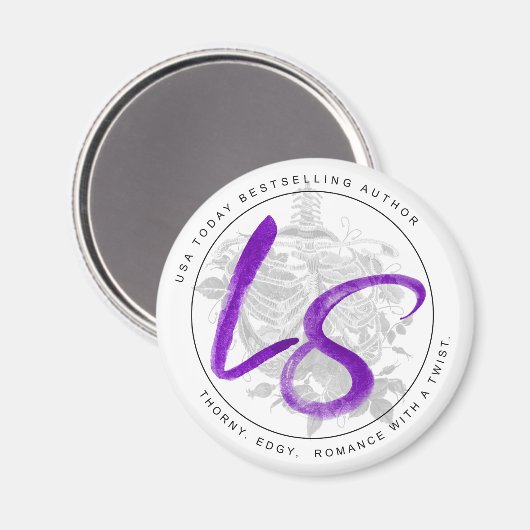 Lucy Smoke Logo Magnet Magneet (Voorkant / Achterkant)