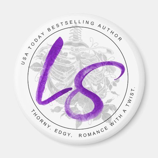 Lucy Smoke Logo Magnet Magneet (Voorkant)