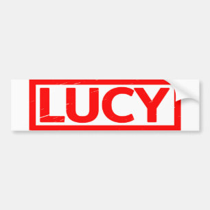 Lucy Stamp Bumpersticker