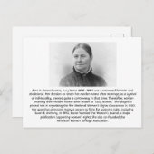 Lucy Stone - Feminist Briefkaart (Voorkant / Achterkant)