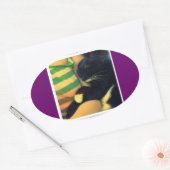 Lucy's Snuggles Ovale Sticker (Envelop)