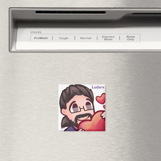 Ludarx | Amour | Aimant magnétique v2 (In Situ (Lave-vaisselle))