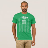 Ludden Class of Nineteen 86 - Mannen Throwback T-s T-shirt (Voorkant volledig)