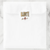 Luddite Ronde Sticker (Tas)