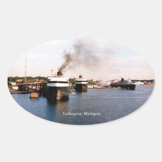 Ludington Ferries sticker (Voorkant)