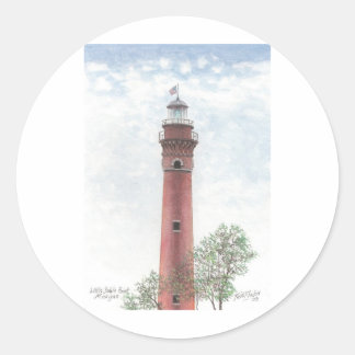 Ludington Lighthouse Ronde Sticker