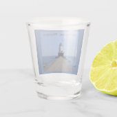 Ludington Lighthouse Shot Glas (Achterkant)