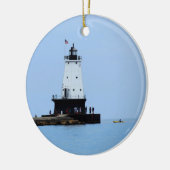 Ludington Municipal Lighthouse Ornament (Links)
