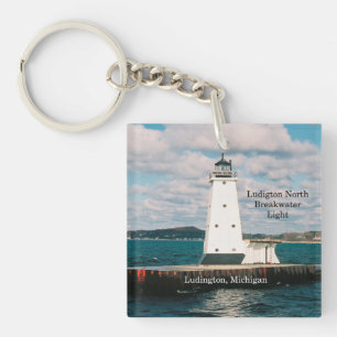 Ludington North Breakwater Light key chains Sleutelhanger