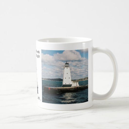 Ludington North Breakwater Light mok (Rechts)