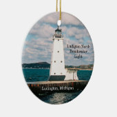 Ludington North Breakwater Light ornament (Rechts)