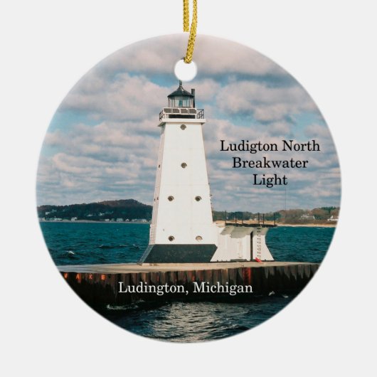 Ludington North Breakwater Light ornament (Voorkant)