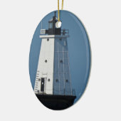 Ludington Pierhead Light Keramisch Ornament (Links)