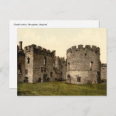 Ludlow Castle I, Shropshire, Engeland Briefkaart (Voorkant / Achterkant)