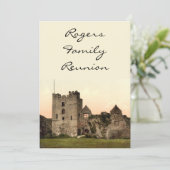 Ludlow Castle II, Shropshire, Engeland Kaart (Staand voorkant)