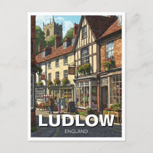 Ludlow Engeland Reizen Briefkaart