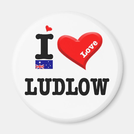 LUDLOW - Ik hou van Magneet (Voorkant)