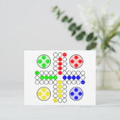 Ludo Classic Board Game Briefkaart (Staand voorkant)