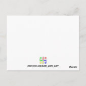 Ludo Classic Board Game Briefkaart (Achterkant)