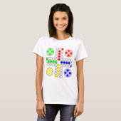 Ludo Classic Board Game T-shirt (Voorkant volledig)