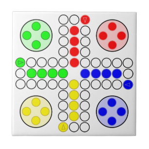 Ludo Classic Board Game Tegeltje