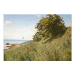 Ludvig Kabell - zomerdag in het zee Foto Afdruk