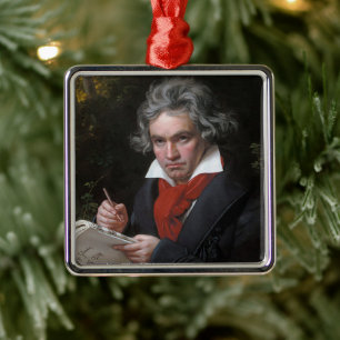 Ludwig Beethoven Symfonie Klassieke Muziek Componi Metalen Ornament