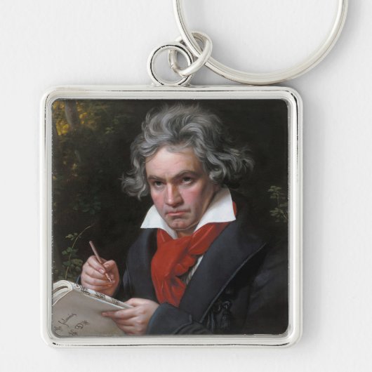 Ludwig Beethoven Symphony Classical Music Composer Sleutelhanger (Voorkant)
