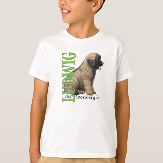 Ludwig de l'enfant le T-shirt de chiot de (Devant)