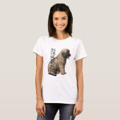 Ludwig des femmes le T-shirt de chiot de (Devant entier)