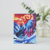 Ludwig Kirchner Winterlandschap in Moonlight Briefkaart (Staand voorkant)