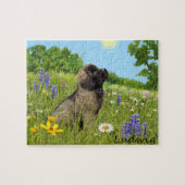 Ludwig le puzzle de chiot de Leonberger (Horizontal)