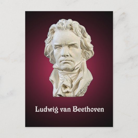 Ludwig van Beethoven Briefkaart (Voorkant)