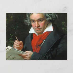 Ludwig Van Beethoven Briefkaart