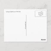 Ludwig van Beethoven Briefkaart (Achterkant)