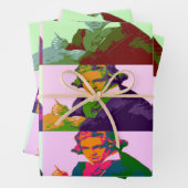 Ludwig Van Beethoven Feuillets de papier d'envelop (En situation)