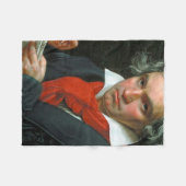 Ludwig Van Beethoven Fleece Deken (Voorkant (Horizontaal))