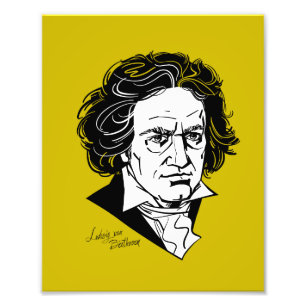 Ludwig van Beethoven Foto Afdruk
