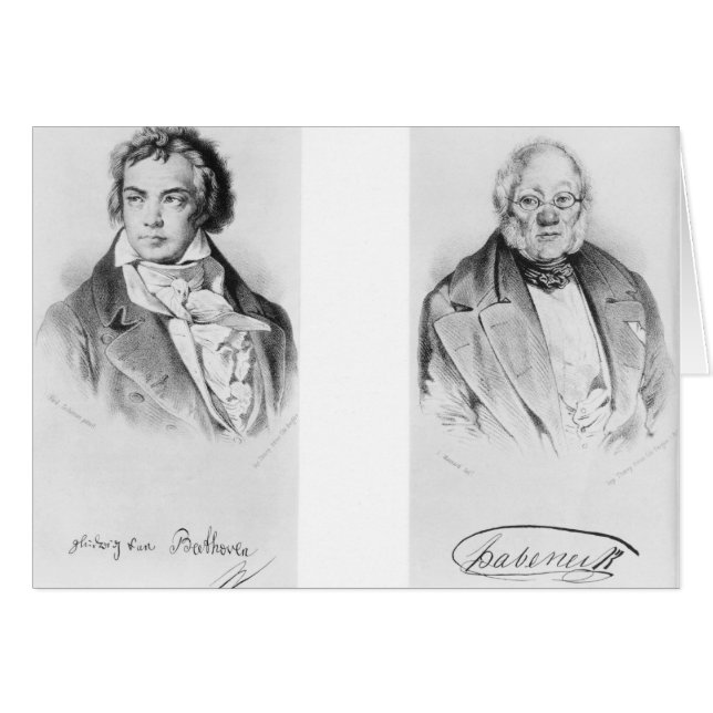 Ludwig van Beethoven & Francois-Antoine Habeneck (Devant horizontal)