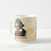 Ludwig Van Beethoven Historische Mok (Voorkant links)