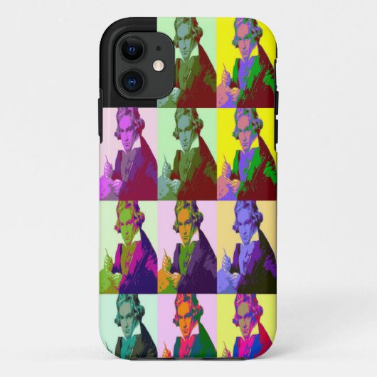 Ludwig Van Beethoven Pop Art Case-Mate iPhone Case (Achterkant)